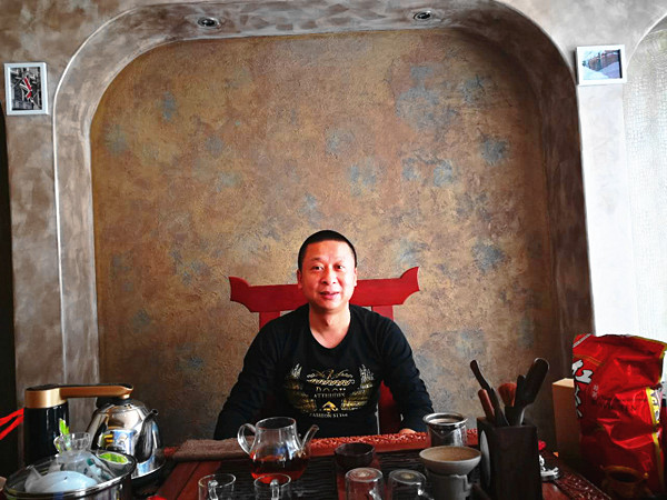 Monsieur Zhang, franchisé des peintures artistiques GIOVANNI à Zhuzhou, Hunan
